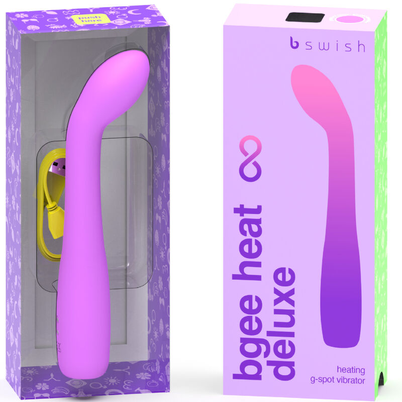 Bgee Heat Infinite Deluxe Lavender Silicone Rechargeable Vibrator