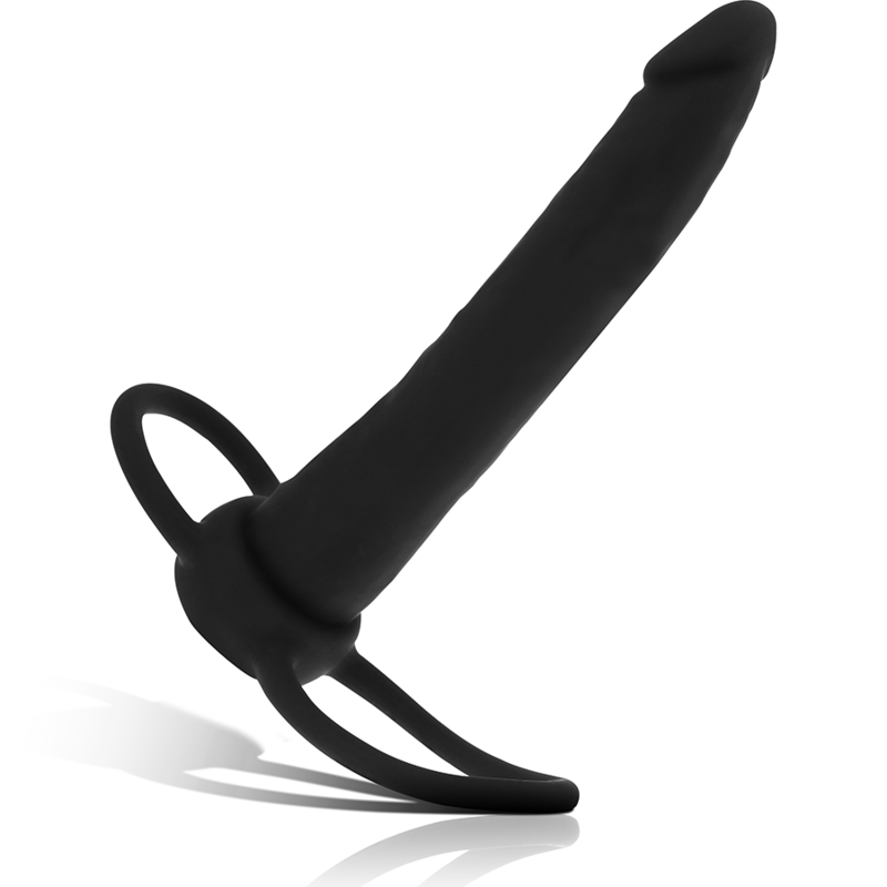 Cobi Onyx Anal Dildo with Cock Ring and Testicle 13 cm Silicone