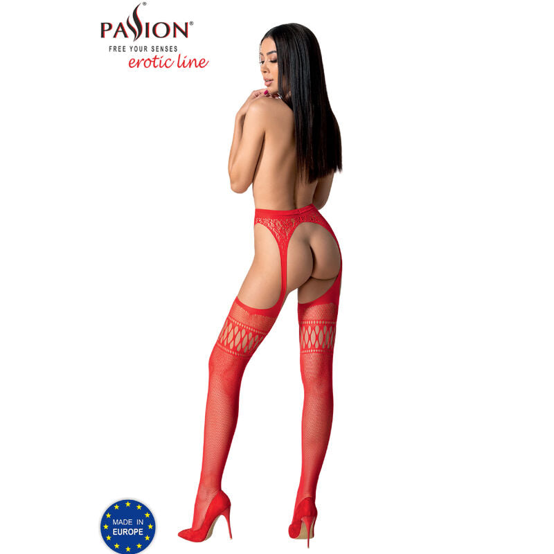 Black tights with garter s026 one size