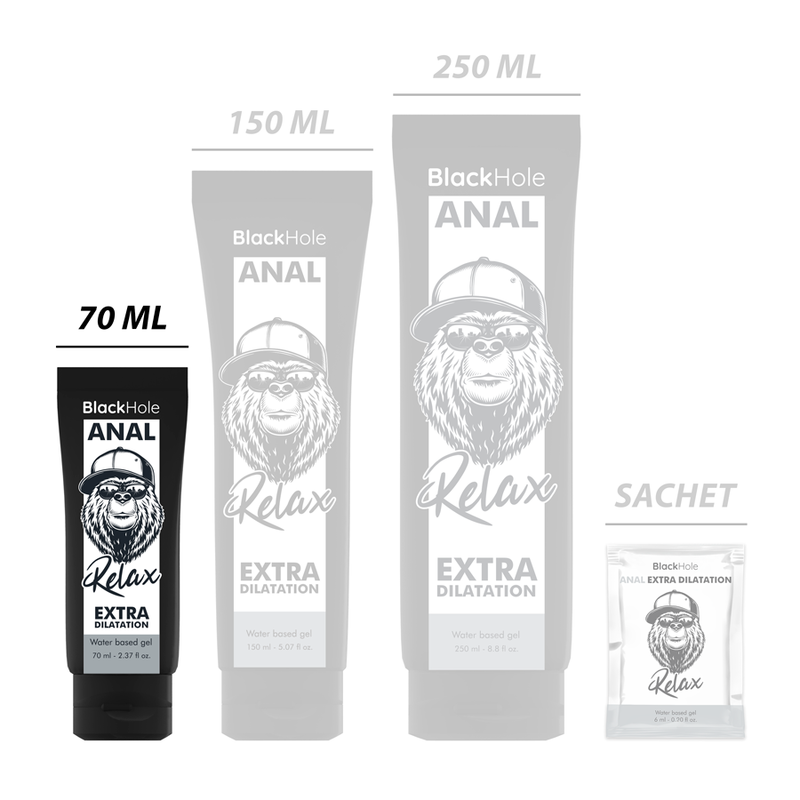 Water-based anal dilation gel 70 ml