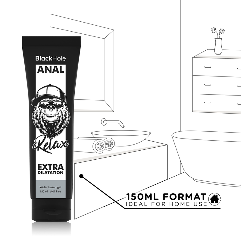 Water-based anal dilation gel 150 ml