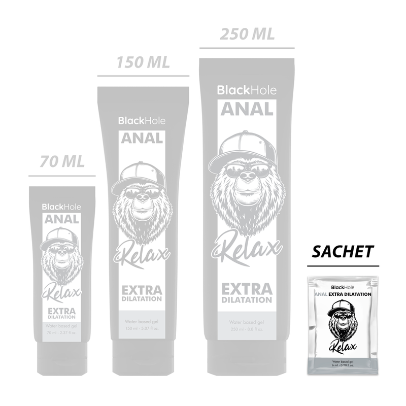 Water-based anal dilation gel 6 ml