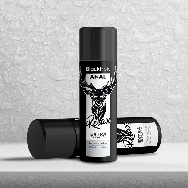 Black hole gel silicone base anal dilation 100 ml