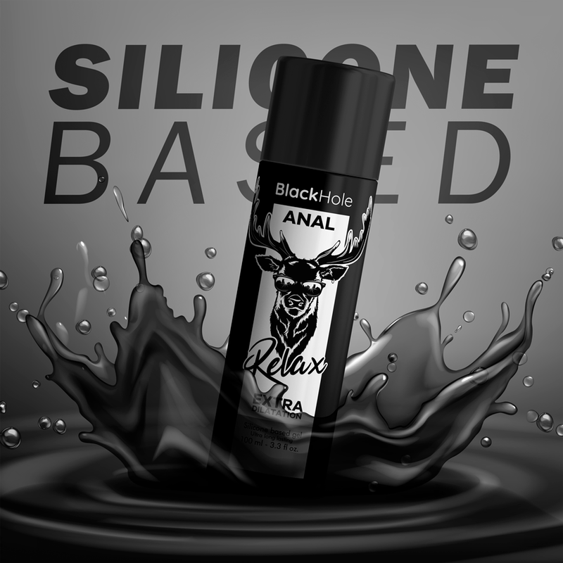 Gel trou noir base silicone dilatation anale 100 ml