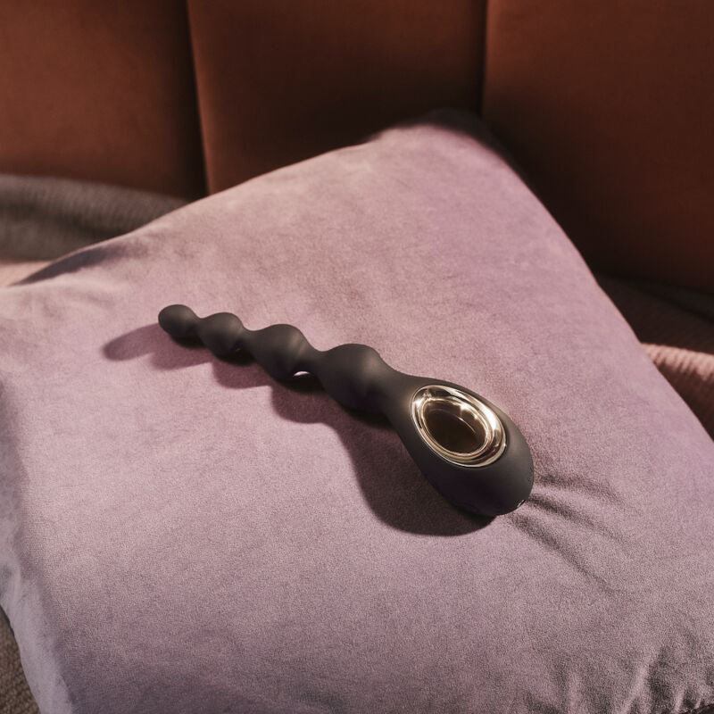 Violet anal massager soraya beads