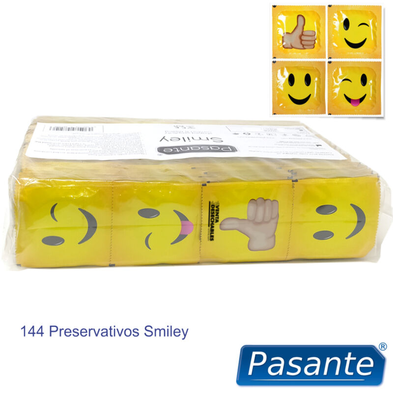 Préservatifs smiley sac 144 unités
