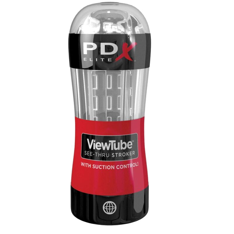 Stroker viewtube control suction transparent