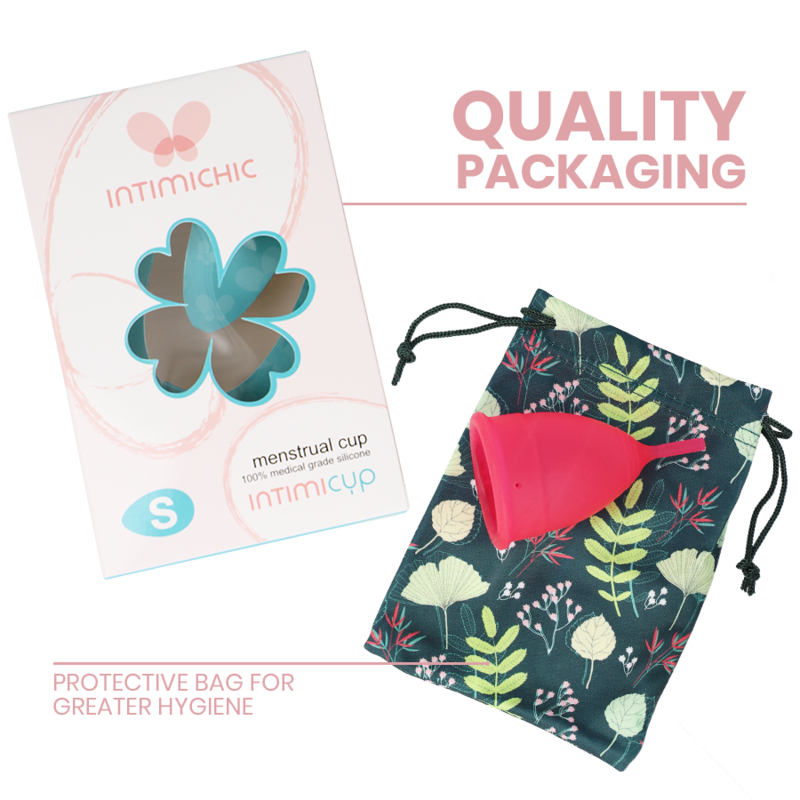 Medical silicone menstrual cup - size S