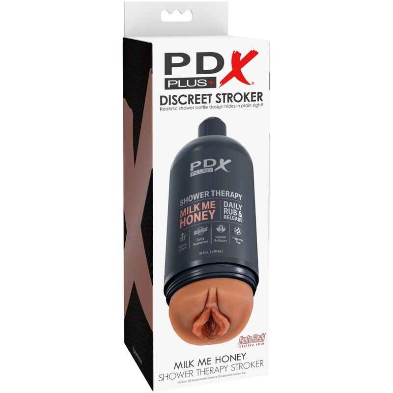 Masturbator stroker discreet bottle design milk me honey candy shampoo