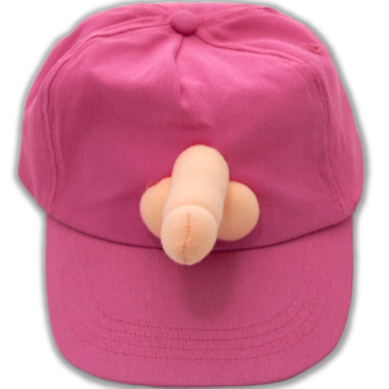 Casquette pénis rose