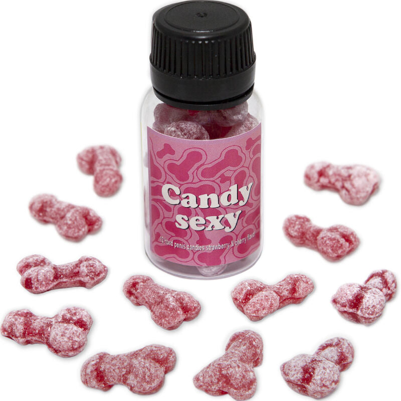 Candy sexy pot de 12 gommes au goût fraise-cerise