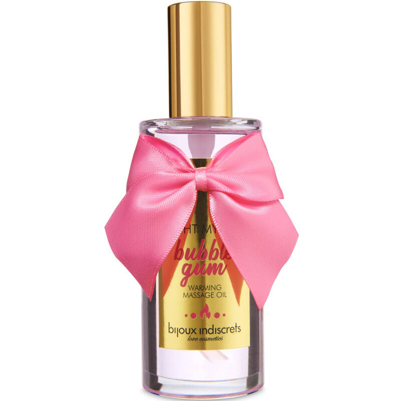 Indiscrets huile de massage light my fire effet chaleur saveur gomme