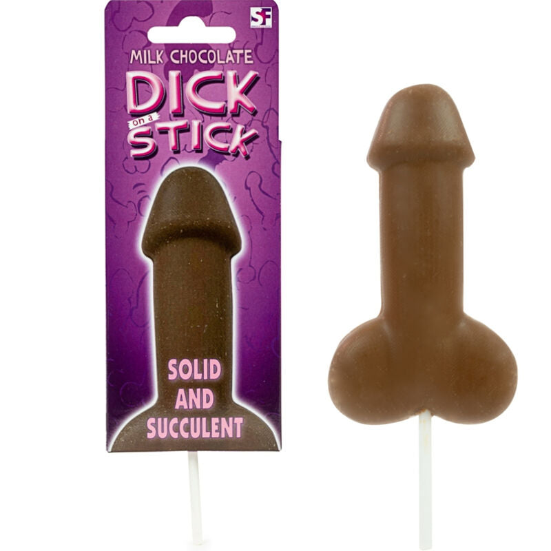Sucette pénis au chocolat au lait