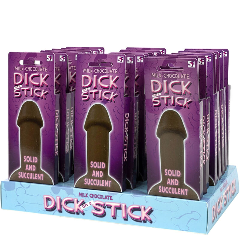 Sucette pénis au chocolat au lait