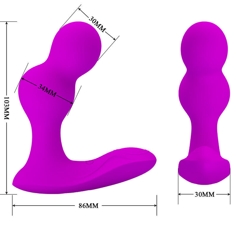 Terrance Anal Vibrator Massager with Remote Control