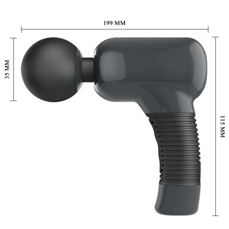 Rechargeable massager 7 functions 5 speeds