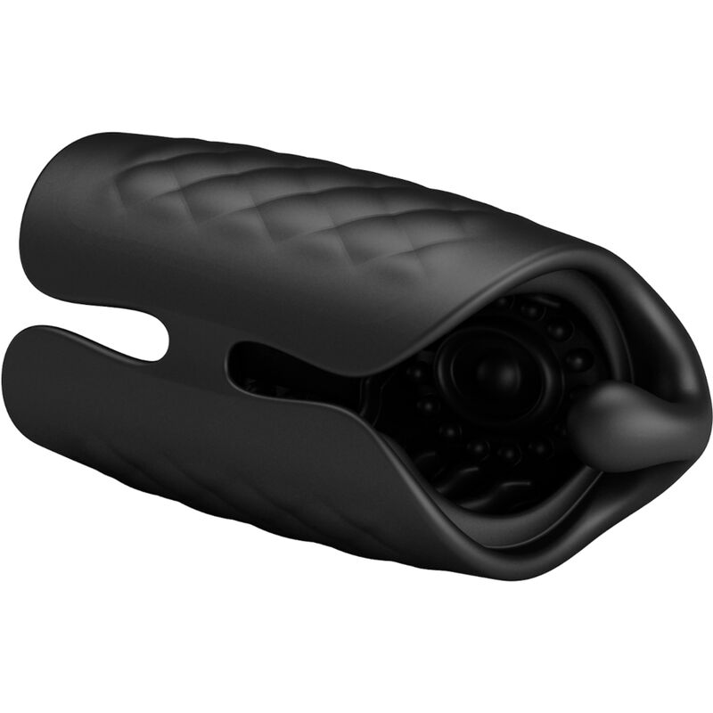 Manual masturbator for rechargeable glans vibrator