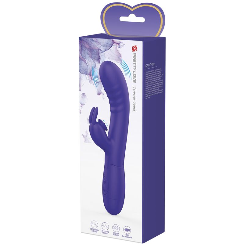 Cerberus youth purple rabbit vibrator