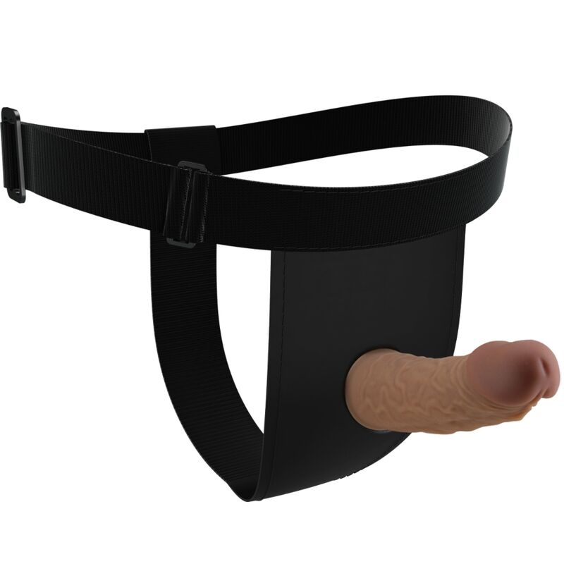 Harness briefs with didlo included