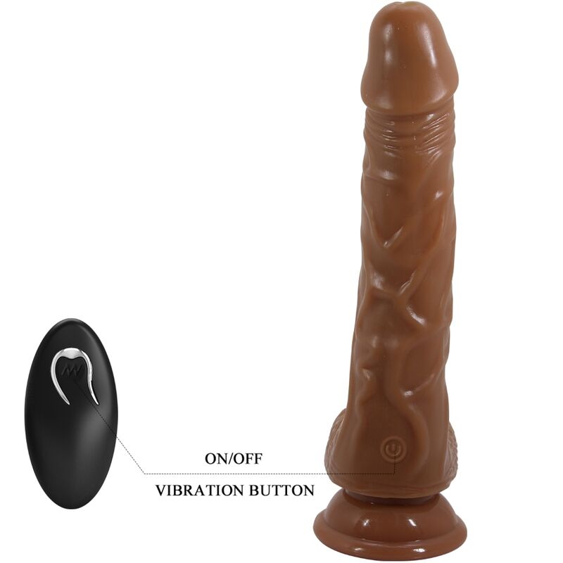 Bodach realistic vibrator with suction cup remote control