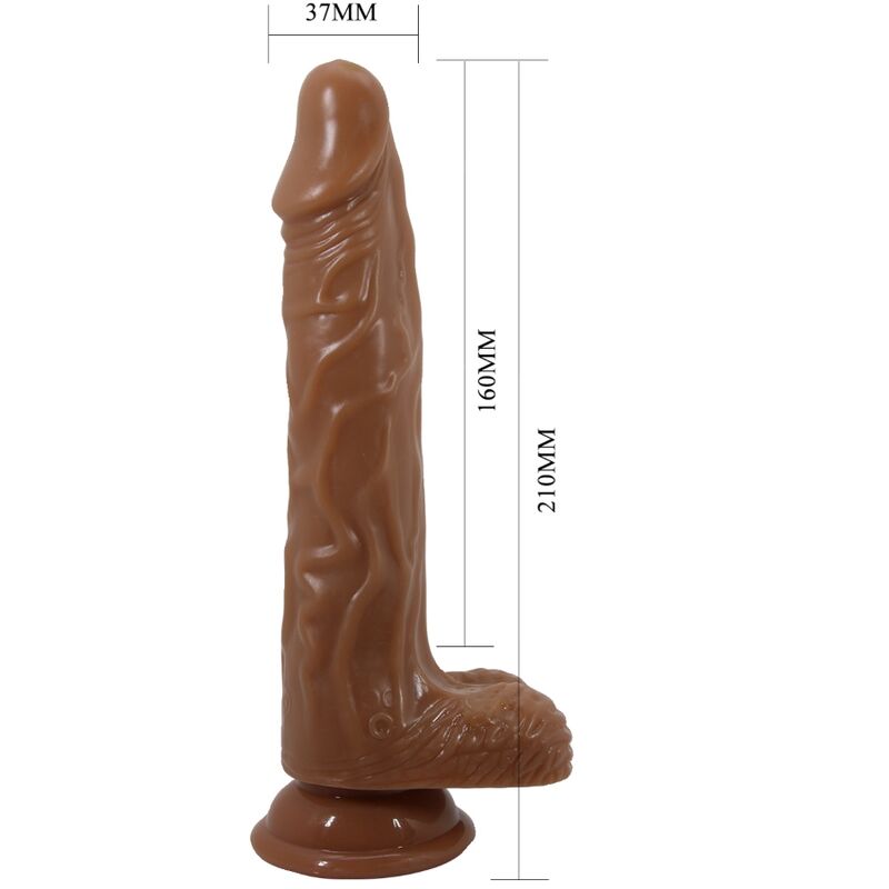 Bodach realistic vibrator with suction cup remote control