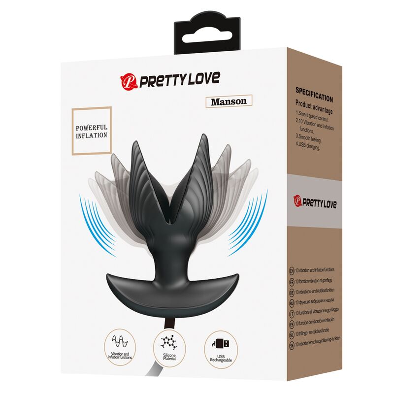 Inflatable &amp; rechargeable anal plug