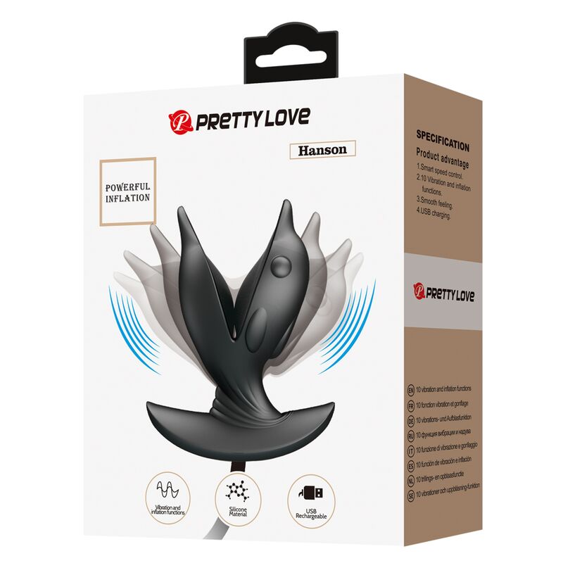 Inflatable &amp; Rechargeable Dolphin Anal Plug