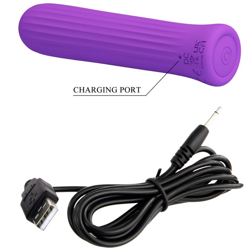 White lilac stimulator vibrator