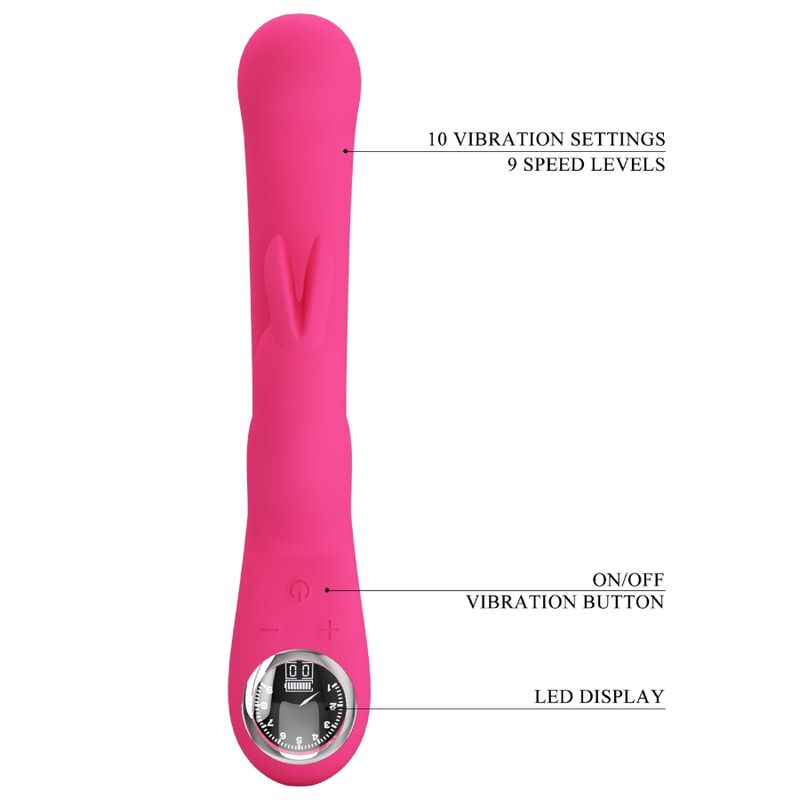 Lamar Rabbit and G-Spot Vibrator Pink