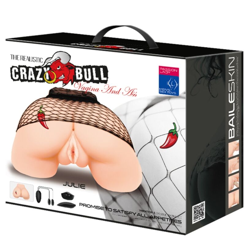Realistic mesh vagina and anus with vibration