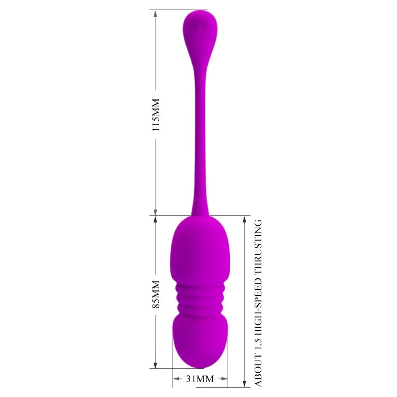 Oeuf vibrant rechargeable callie violet