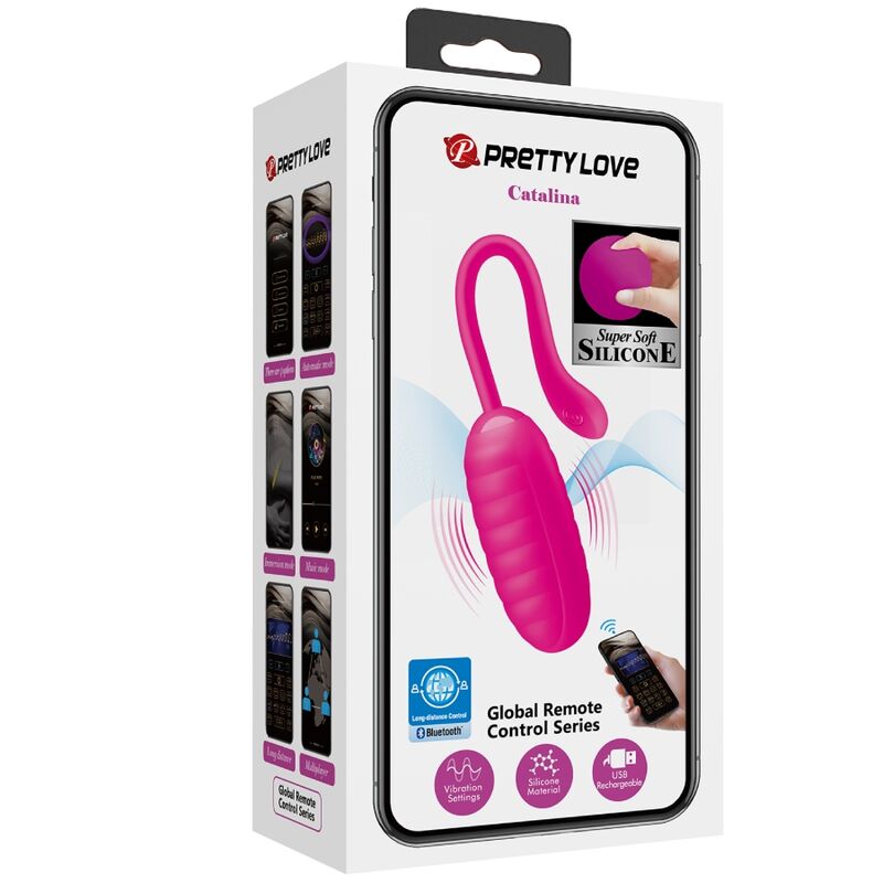 Oeuf vibrant rechargeable catalina rose
