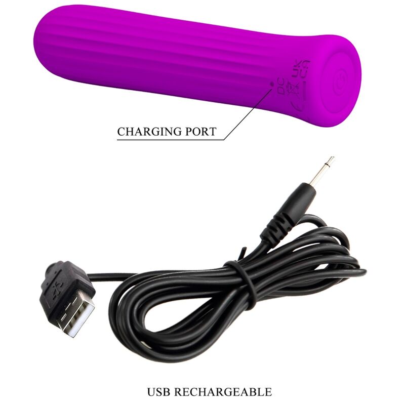 White pink stimulator vibrator