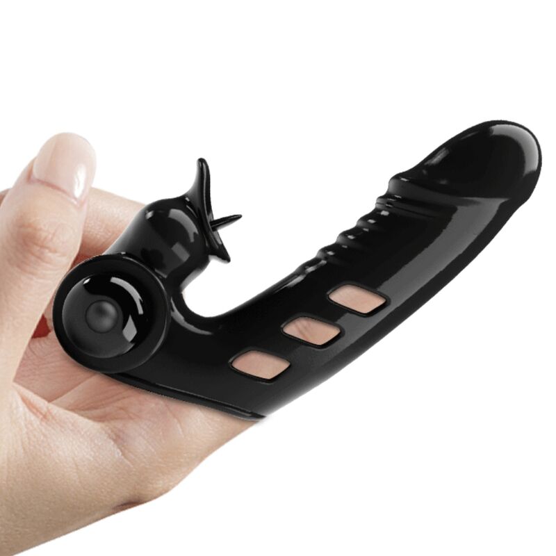 Corbin Black Vibrator Finger Cover