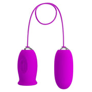 Vibrateur rechargeable daisy dual egg violet