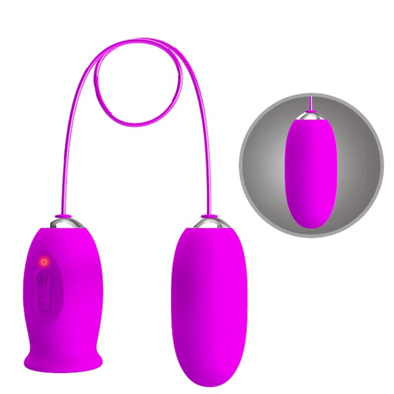 Vibrateur rechargeable daisy dual egg violet