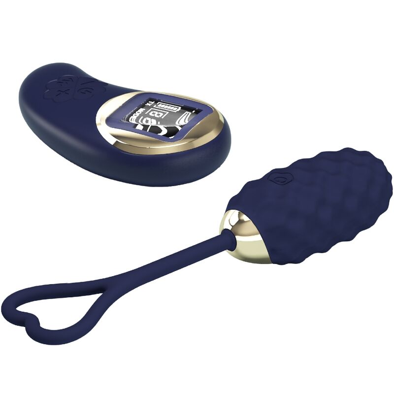 Vivian Blue Vibrating Egg with Remote Control