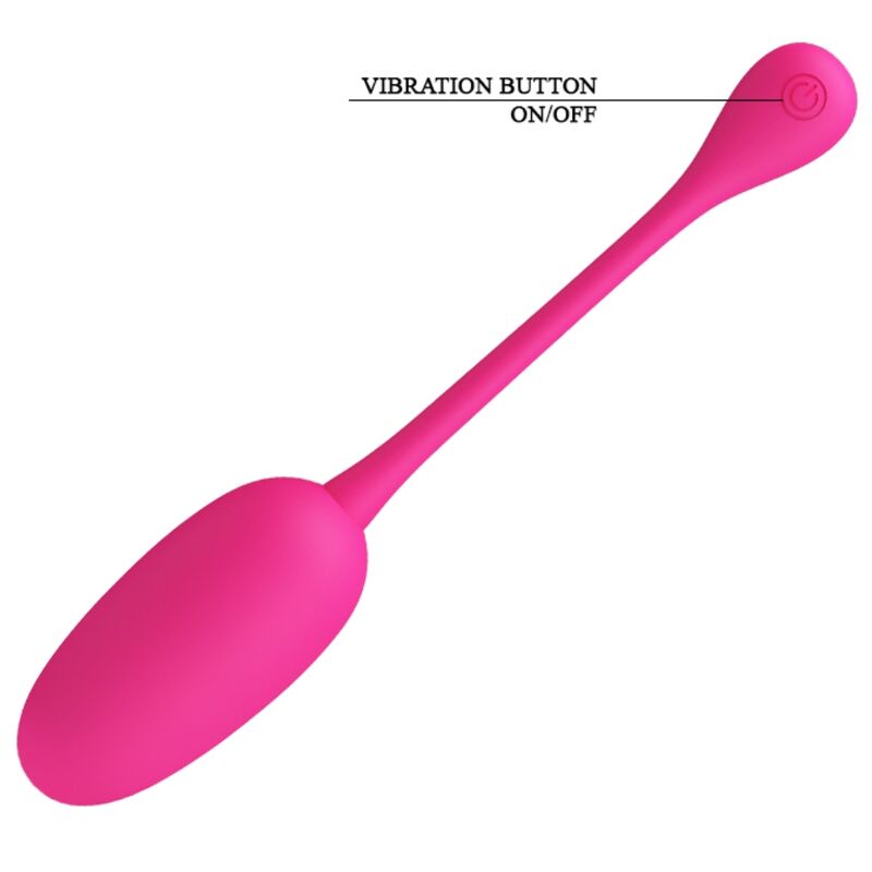 Oeuf vibrant rechargeable knucker rose