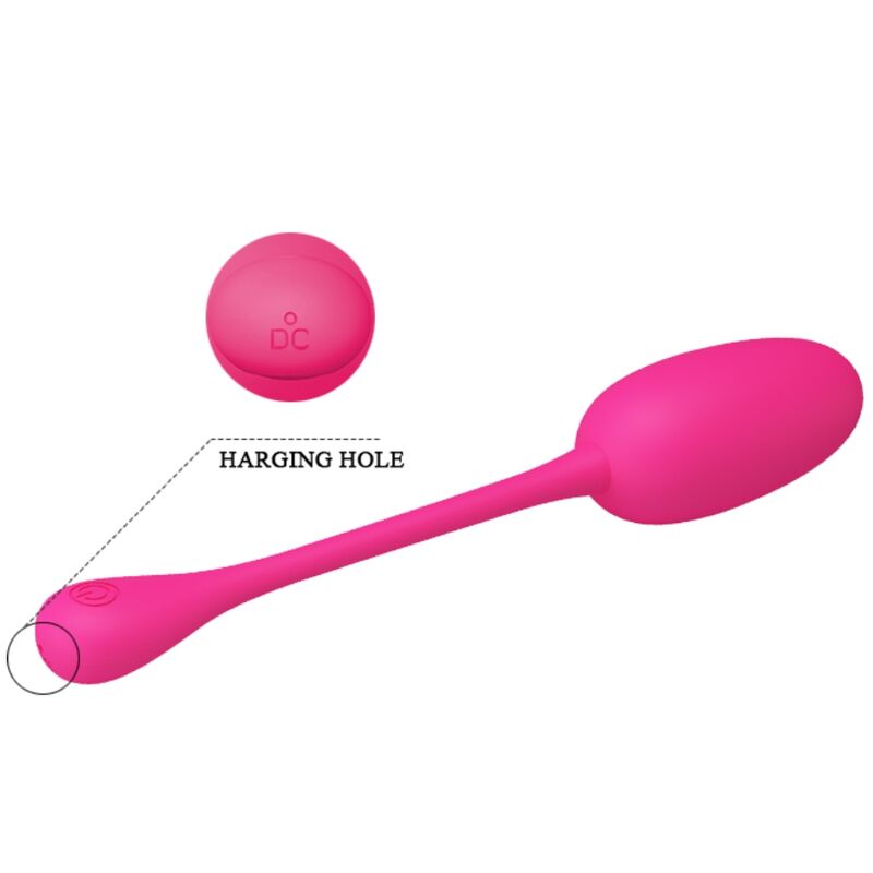 Oeuf vibrant rechargeable knucker rose