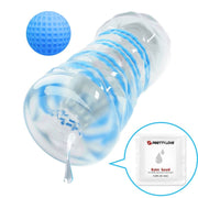 Small blue spiral masturbator