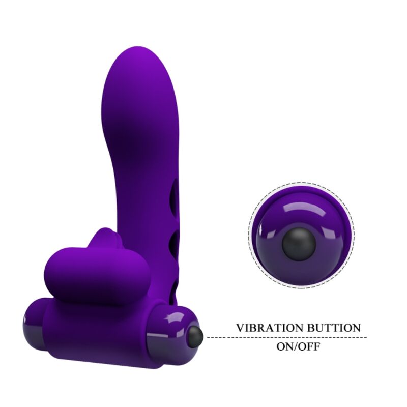 Orlando Purple Vibrator Finger Cover