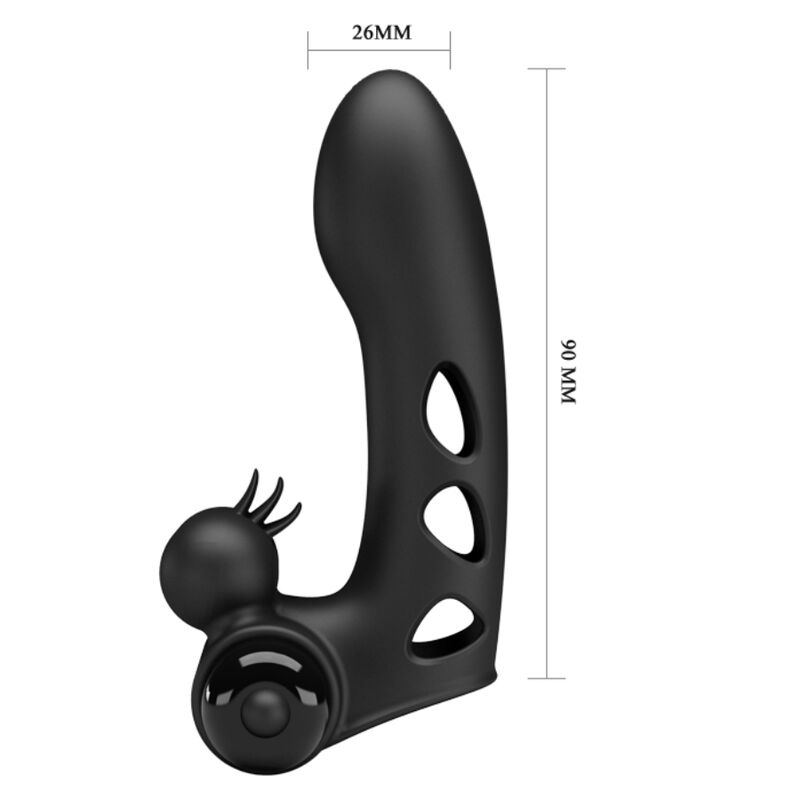 Orlando Black Vibrator Finger Cover