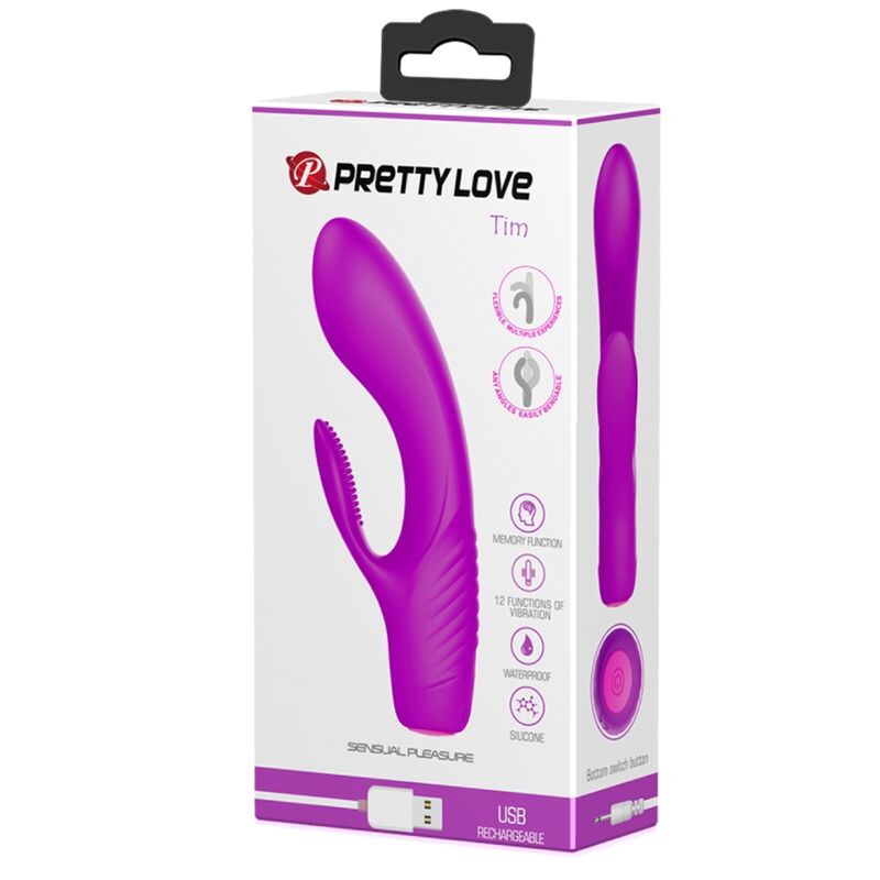Tim Purple Rechargeable Vibrator