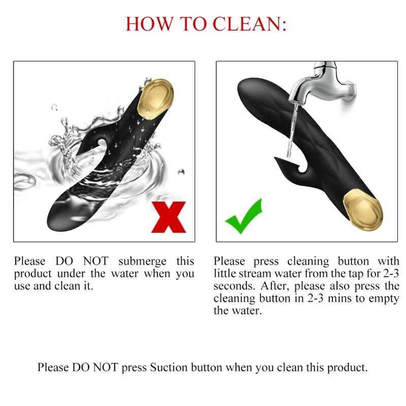 Luxury rechargeable black gold plated vibrator