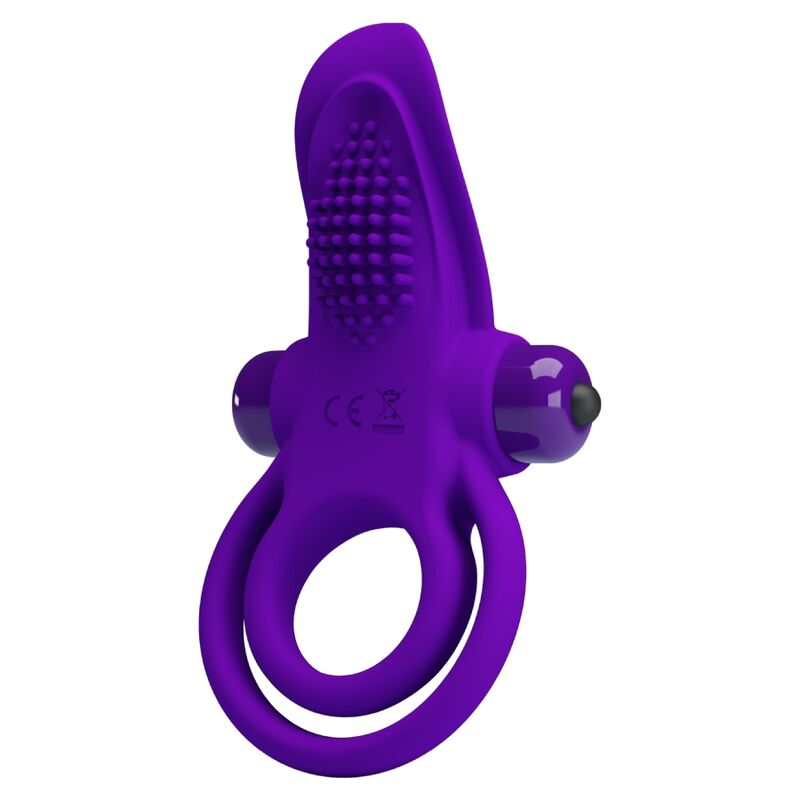 Purple Vibrating Penis Ring