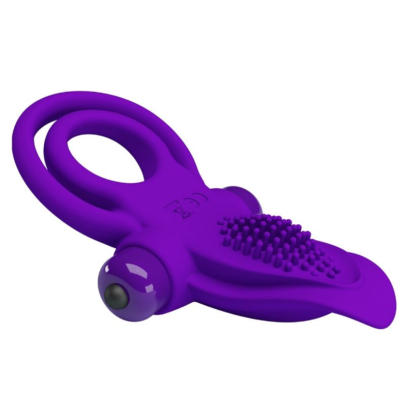 Purple Vibrating Penis Ring