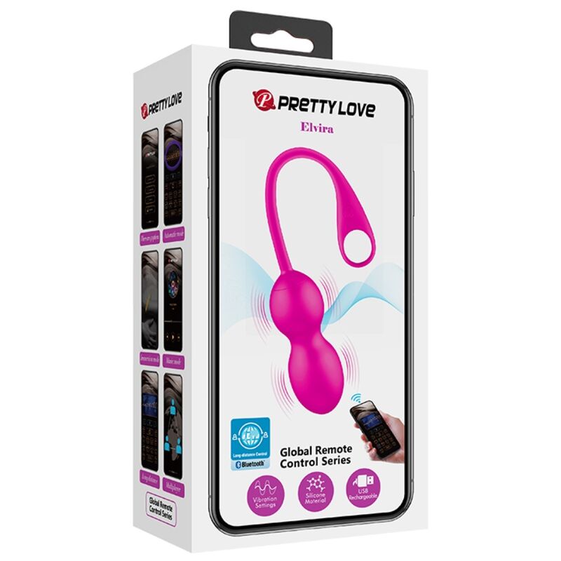 Elvira Pink Rechargeable Vibrating Bullets