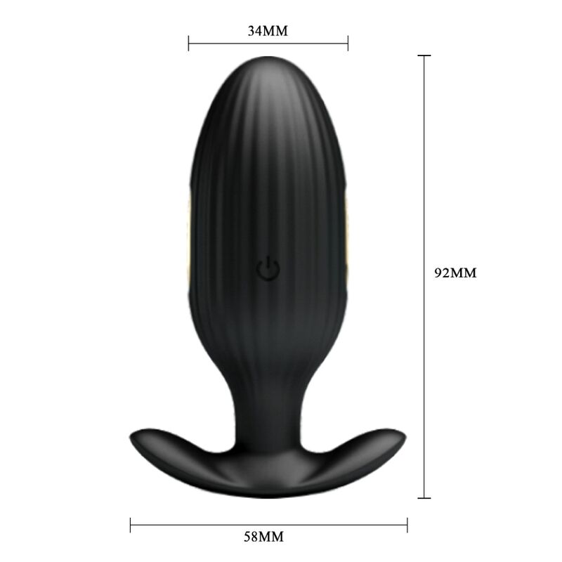 Jefferson Black App Controlled Anal Plug