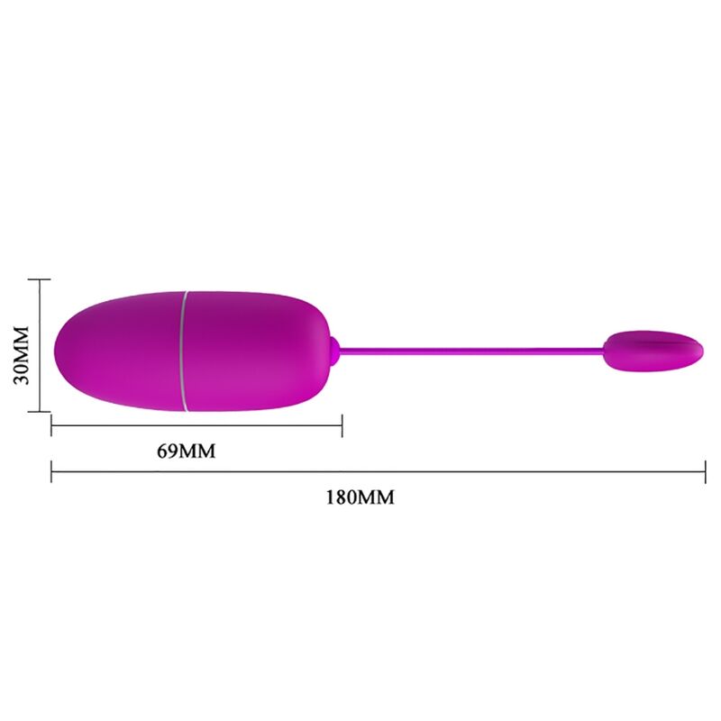 Vibrating egg nymph app controlled purple