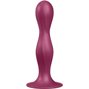 Garnet Double Ball-R Silicone Dildo